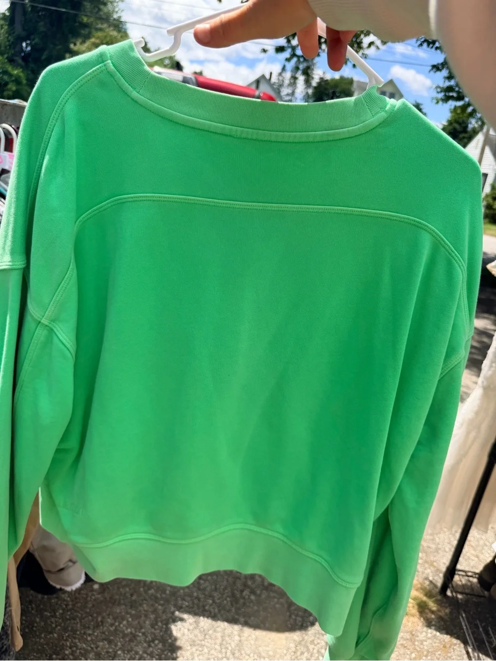 Lululemon Bright Green Crewneck Sweatshirt